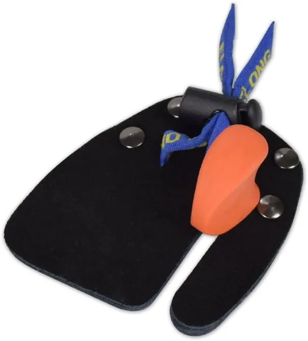 Archery Finger Tab Shooting Tabs Finger Saver Protect Guard Cow Leather for Recurve Bow Right Handed