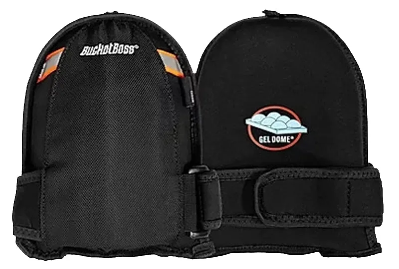 Bucket Boss GelDome Series GX5 MegaSoft Knee Pad, 1680 Poly Fabric Cap, Gel Pad, Hook and Loop Closure :EA: QUANTITY: 1