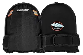 Bucket Boss GelDome Series GX5 MegaSoft Knee Pad, 1680 Poly Fabric Cap, Gel Pad, Hook and Loop Closure :EA: QUANTITY: 1