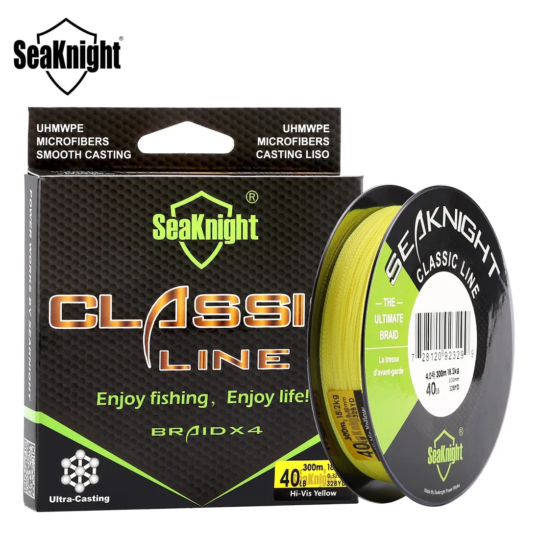 Classic Series 300M Fishing Line 4 Strand PE Line Braided Line Multifilament Fishing Line 6-80LB