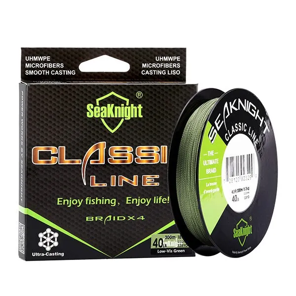 Classic Series 300M Fishing Line 4 Strand PE Line Braided Line Multifilament Fishing Line 6-80LB
