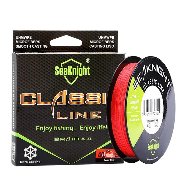 Classic Series 300M Fishing Line 4 Strand PE Line Braided Line Multifilament Fishing Line 6-80LB