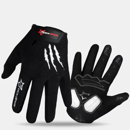 Cycling Gloves Sponge Pad Long Finger Motorcycle Gloves and Bicycle Mountain Bike Glove Touch Screen