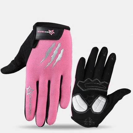 Cycling Gloves Sponge Pad Long Finger Motorcycle Gloves and Bicycle Mountain Bike Glove Touch Screen