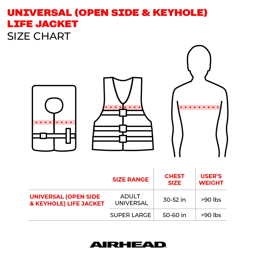 Element Open Sided Life Jacket Vest | Child-Adult
