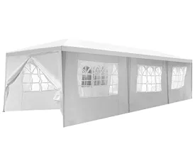 FDW 10x30 Party Tent Wedding Patio Gazebo Outdoor Carport Canopy Shade with Side 8 Removable Walls