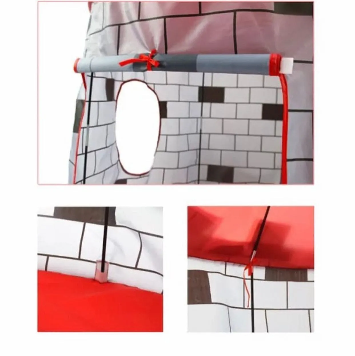 Foldable Fort Style Outdoor Camping Tent, Indoor & Outdoor Large Kids Play Tent, Durable Kids Playhouse, Foldable Storage Pop Up Tent