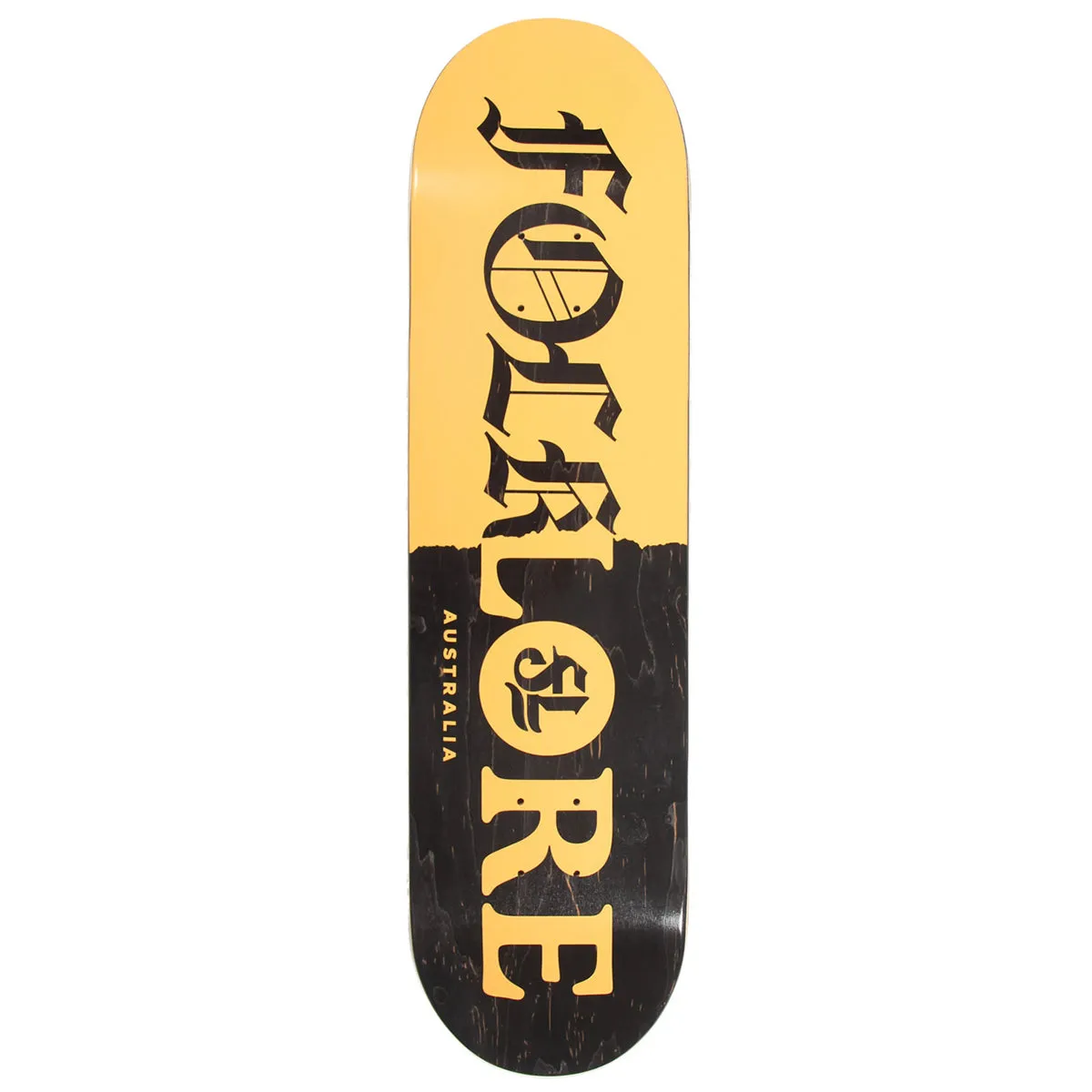 Folklore - Tear Split Orange 8.5 Skateboard Deck