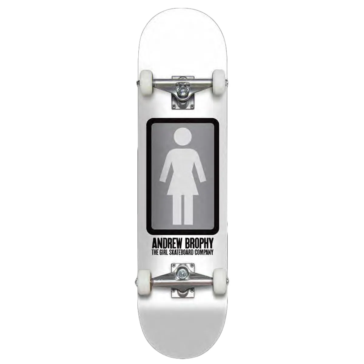 Girl - Andrew Brophy Black White 7.875 Complete Skateboard