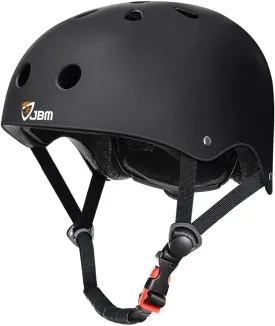 JBM Skateboard Helmet - Lightweight, Adjustable & Design of Ventilation Skate Helmet for Scooter, Roller Skate, Inline Skate