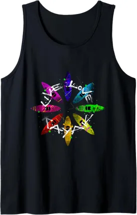 Kayaking Gift Live Love Kayak Tank Top