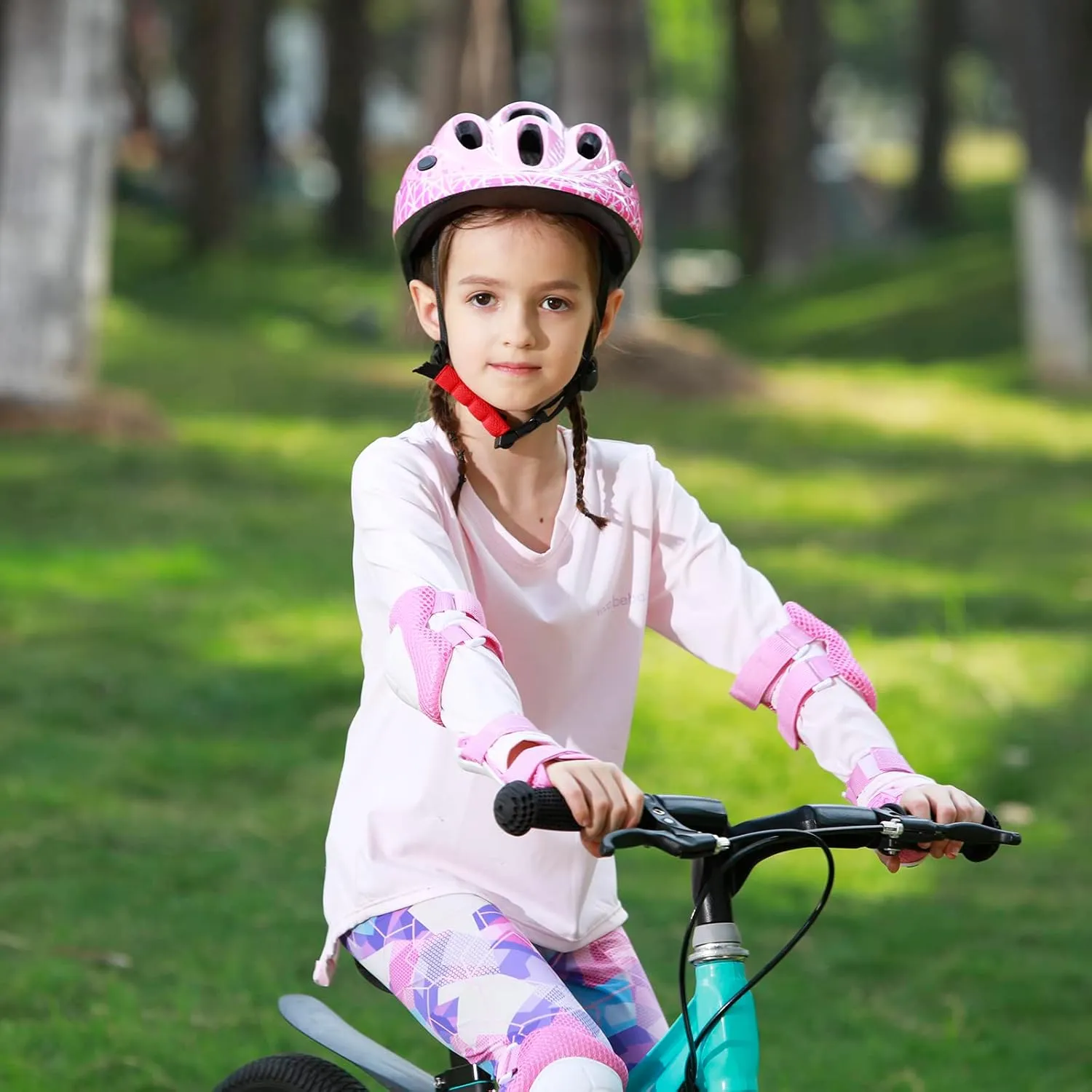Kids Helmet Set, Toddler Helmet for Boys Girls Age 3-8 with Knee Elbow Pads Wrist Guards for Bike Skating Skateboard Cycling Scooter Rollerblading