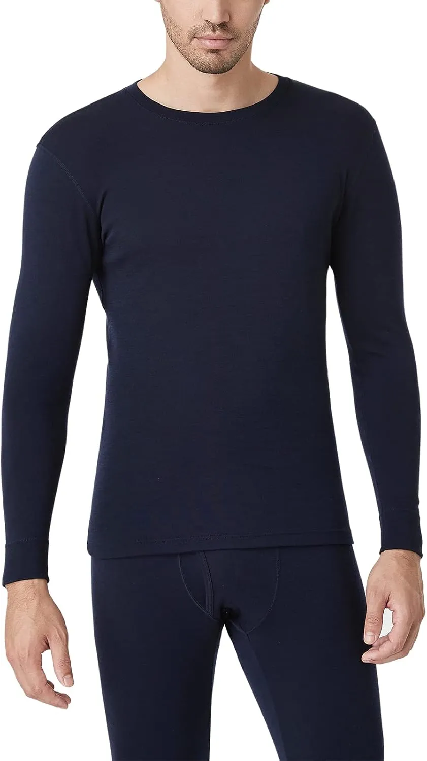 LAPASA Men 100% Merino Wool Shirt Base Layer Lightweight Midweight Thermal Top Long Sleeve Hunting Undershirt Warm Long John