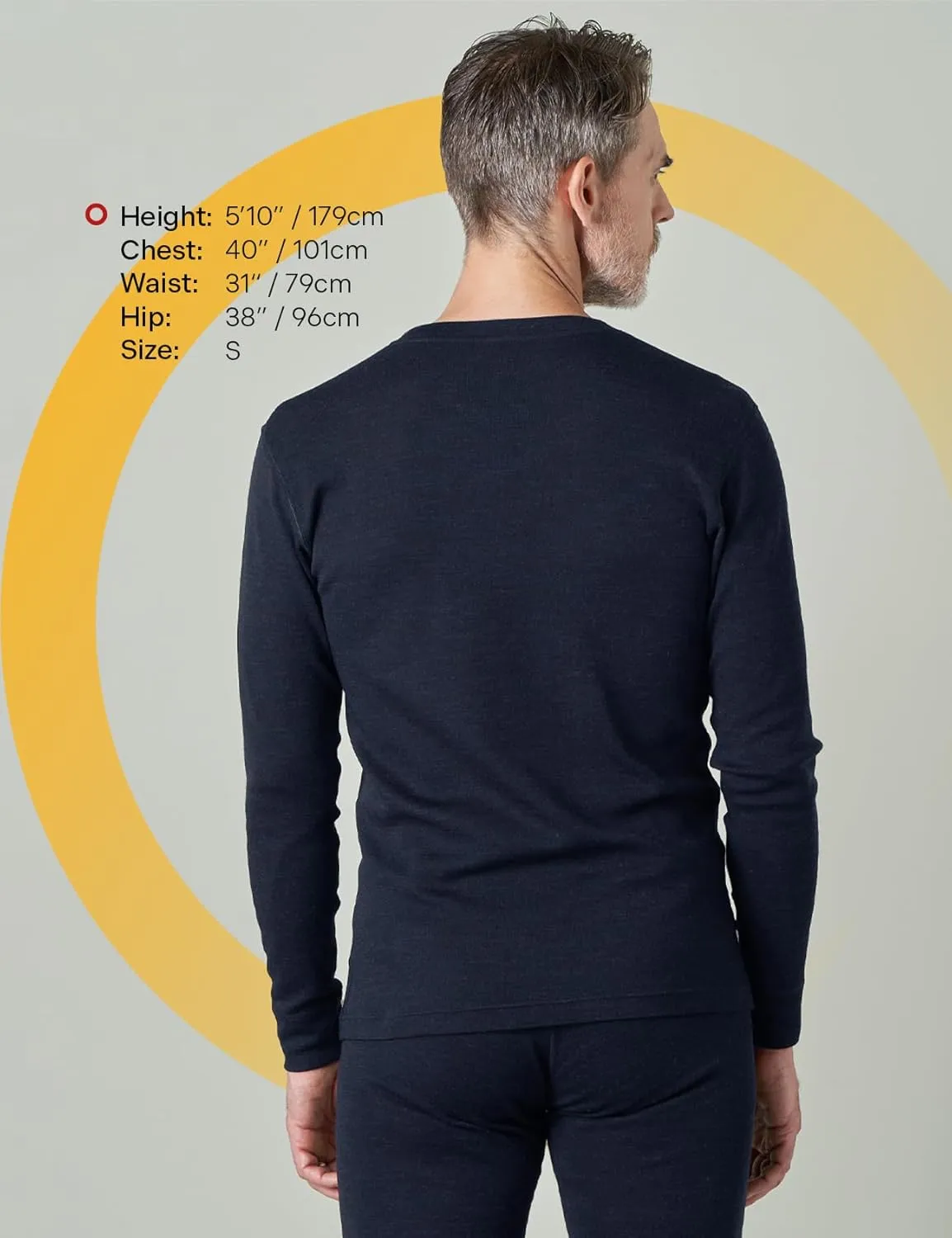 LAPASA Men 100% Merino Wool Shirt Base Layer Lightweight Midweight Thermal Top Long Sleeve Hunting Undershirt Warm Long John