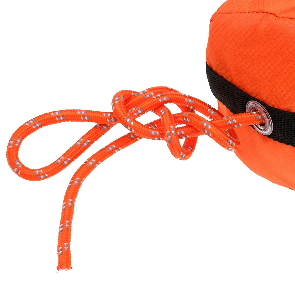 Perfeclan 16/21/31m Reflective Water Floating Life Line Rescue Throw Rope Bag Water Sports Kayaking Boating Rafting Accessory