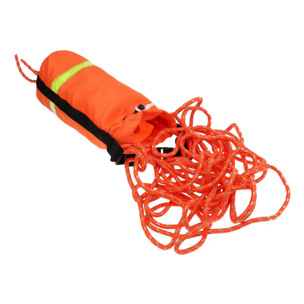 Perfeclan 16/21/31m Reflective Water Floating Life Line Rescue Throw Rope Bag Water Sports Kayaking Boating Rafting Accessory