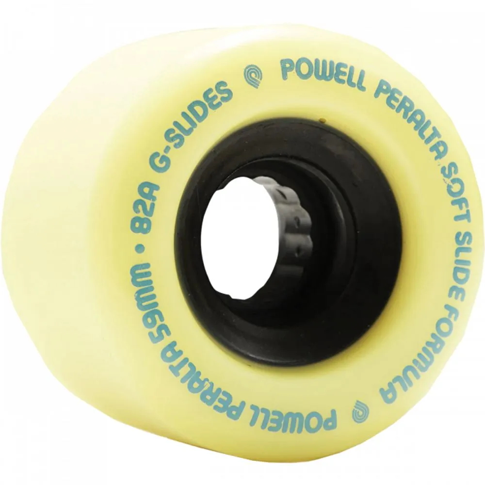 Powell Peralta G-Slides 59mm Yellow/Black Wheels