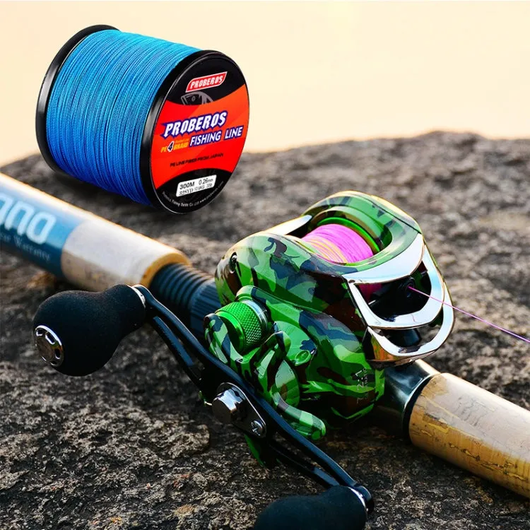 PROBEROS 4 Edited 300M Fish Line, Line number: 1.0 / 15LB(Green)