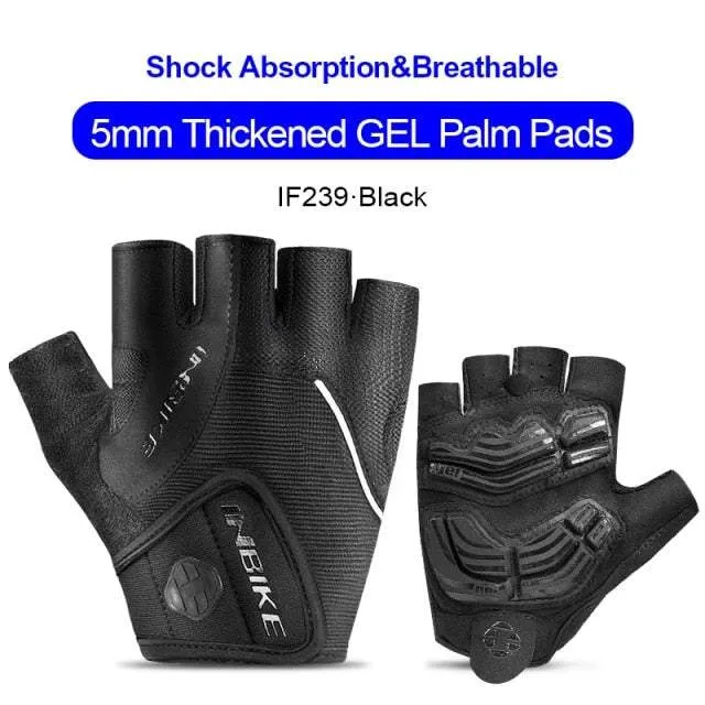 Shockproof Gel Pad Cycling Gloves