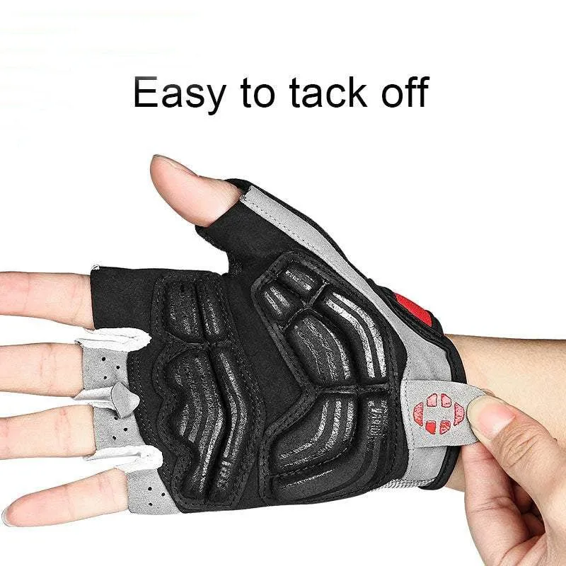 Shockproof Gel Pad Cycling Gloves