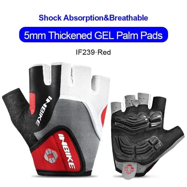 Shockproof Gel Pad Cycling Gloves