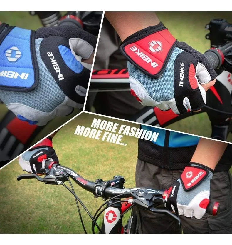 Shockproof Gel Pad Cycling Gloves