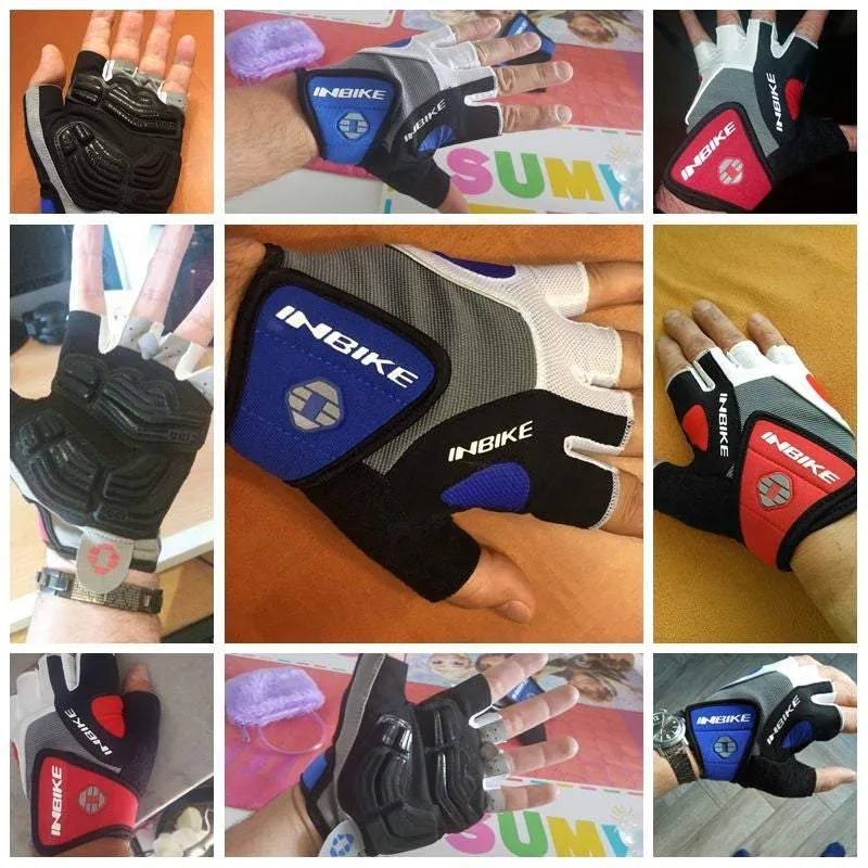 Shockproof Gel Pad Cycling Gloves