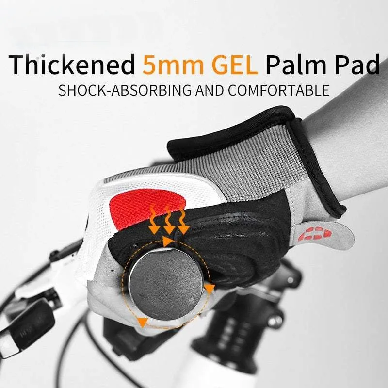 Shockproof Gel Pad Cycling Gloves