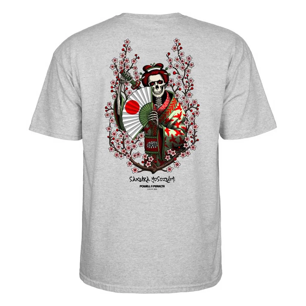 Skate One Powell Peralta Sakura Yosozumi Tee - Grey