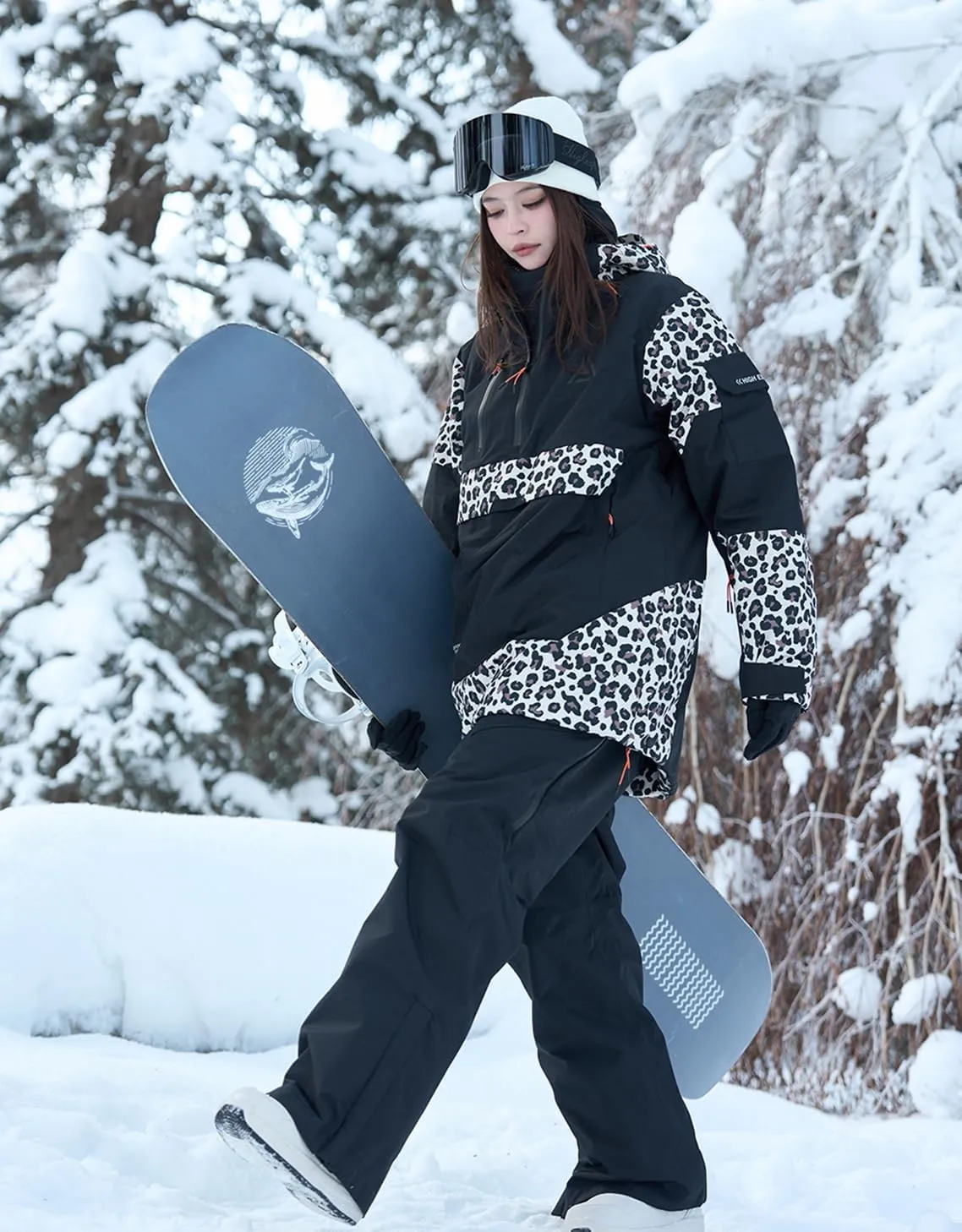 Ski Pants Snow Snowboard Pants Waterproof Insulated Baggy Windproof Hiking Winter Warm for Men Women