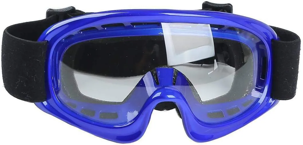 SLMOTO Dot Youth Kids Helmet Motocross Offroad Street Helmet Motorcycle Helmet Dirt Bike Motocross ATV Blue Skull Design HelmetGogglesGloves Small, Blue 2
