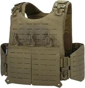 Tactical Vest Weighted Airsoft Paintball Vest Quick Release Adjustable Lightweight Outdoor Vest
