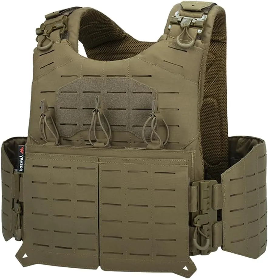 Tactical Vest Weighted Airsoft Paintball Vest Quick Release Adjustable Lightweight Outdoor Vest