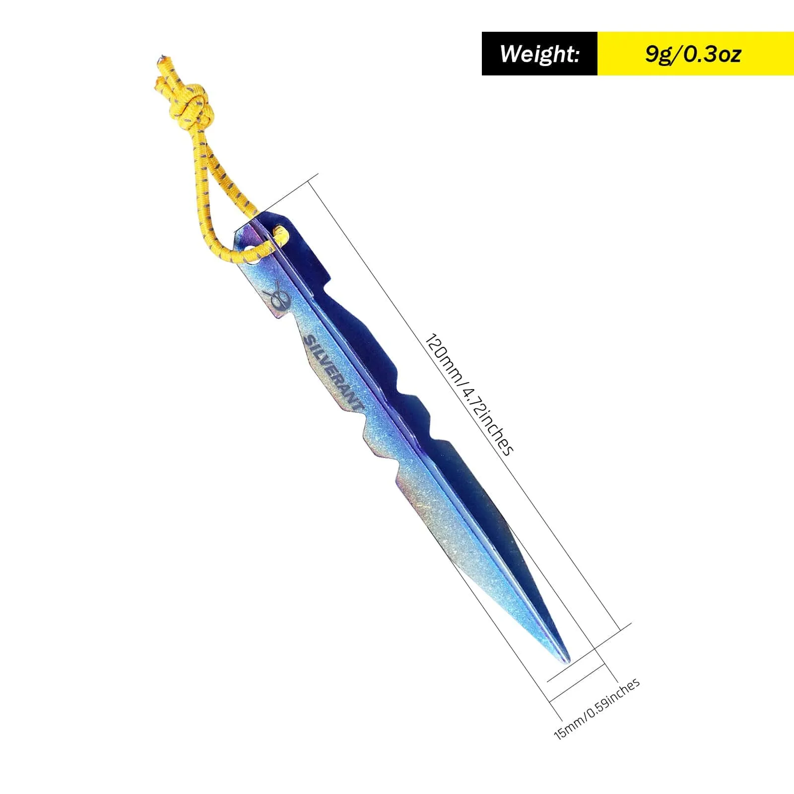 Ultralight Y-Shape Titanium Tent Stake