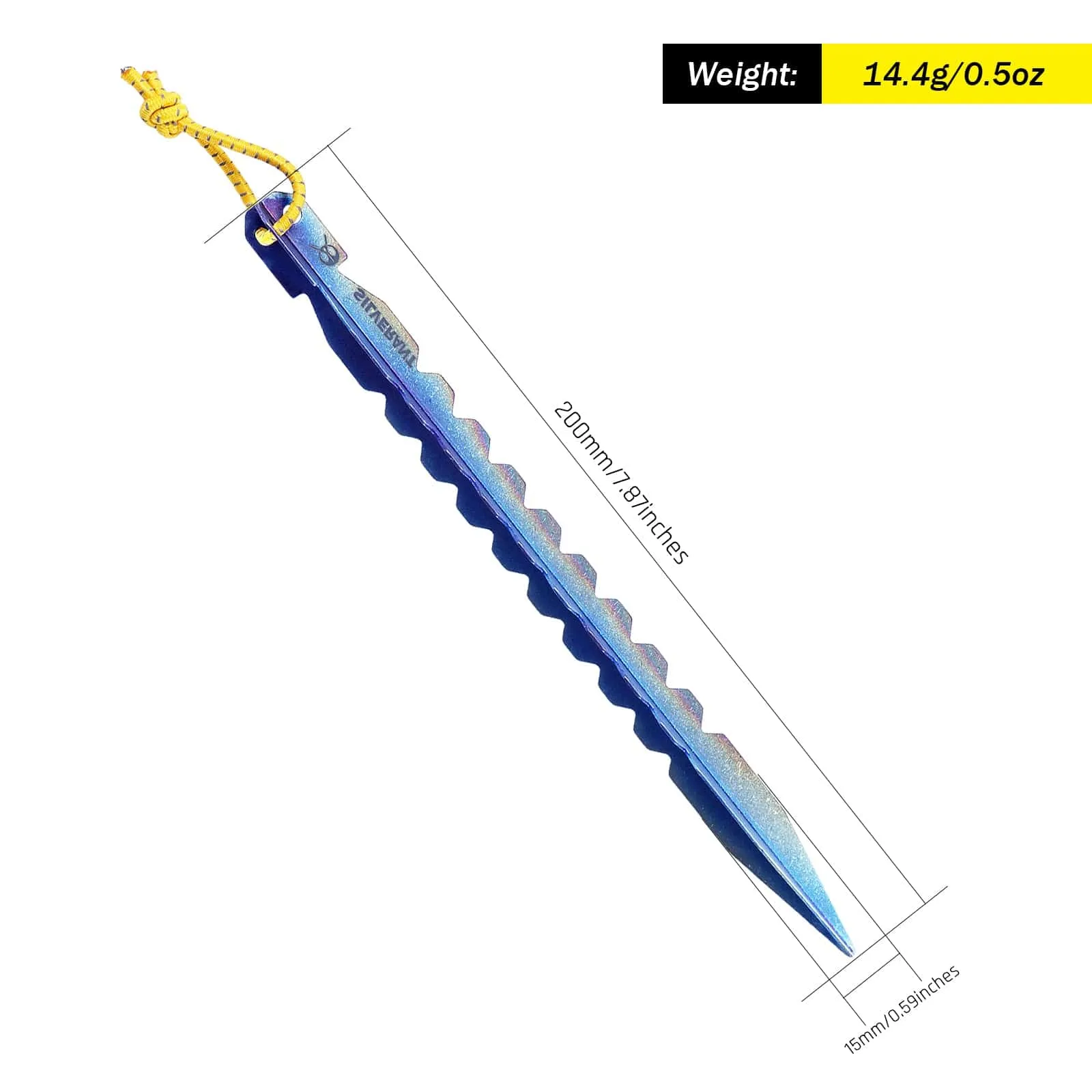 Ultralight Y-Shape Titanium Tent Stake